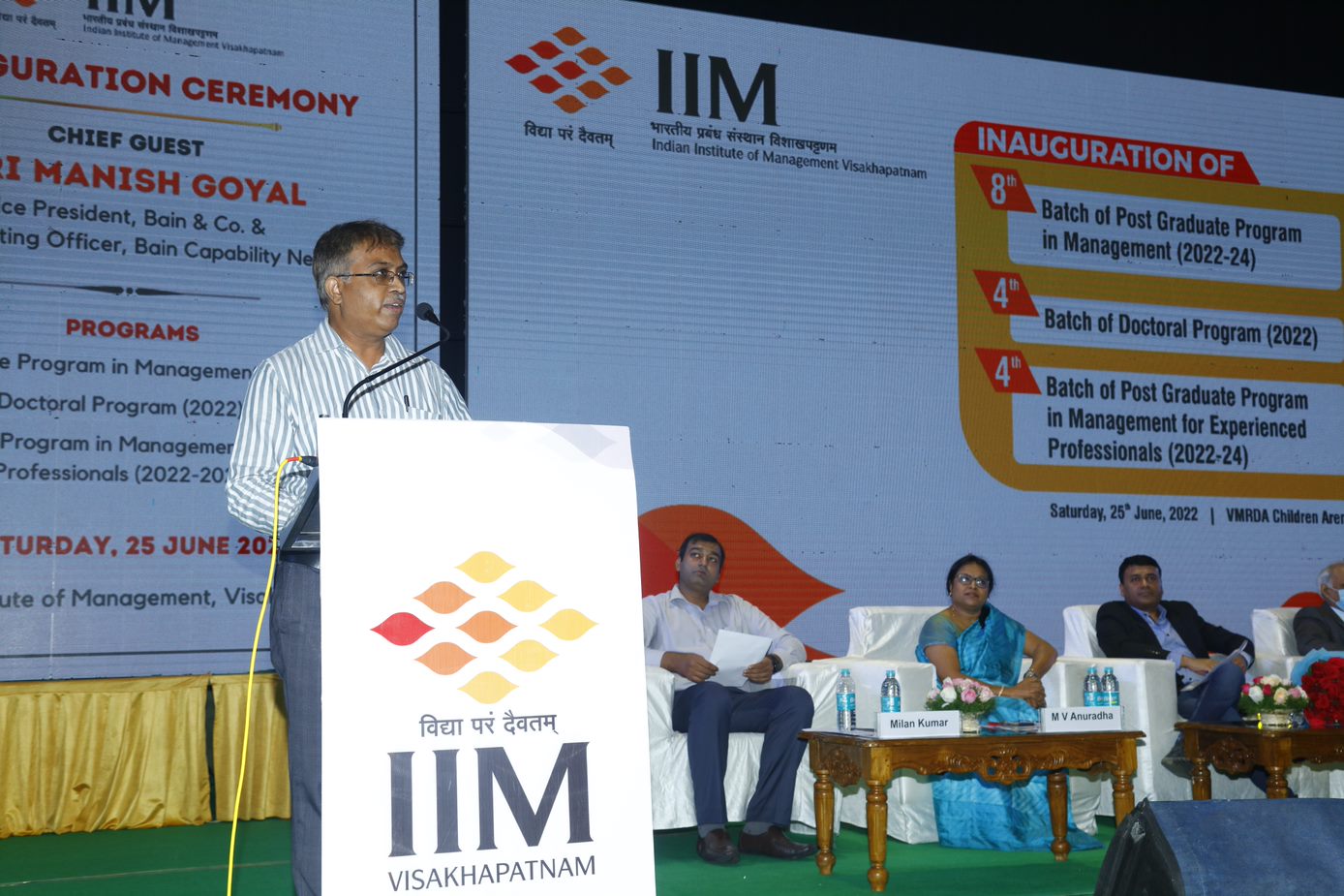IIM Visakhapatnam inaugurates the flagship programs - 25.06.2022