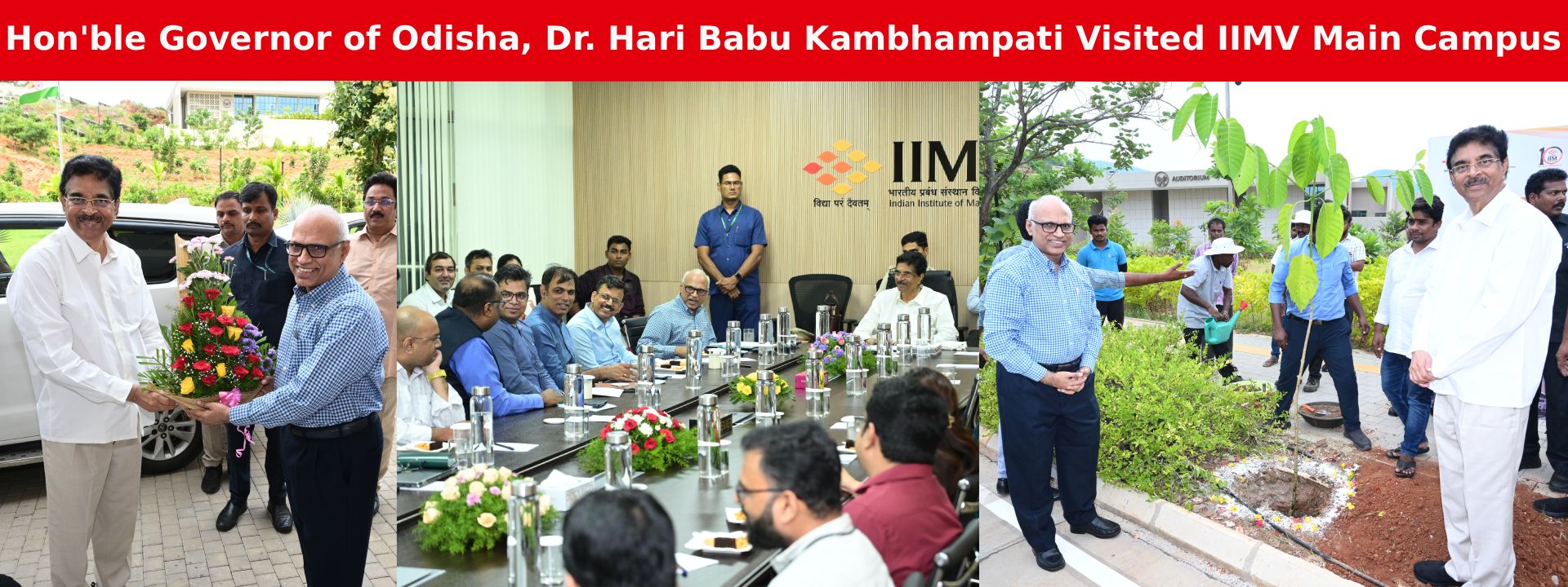 Hon’ble Governor of Odisha Visits IIM Visakhapatnam, Lauds Its Achievements