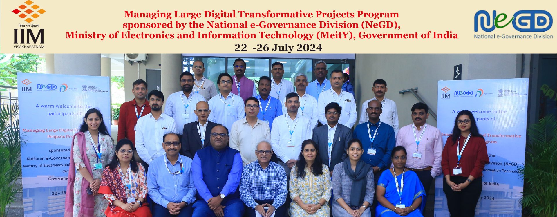 NeGD supported program on Managing Large Digital Transformative Projects