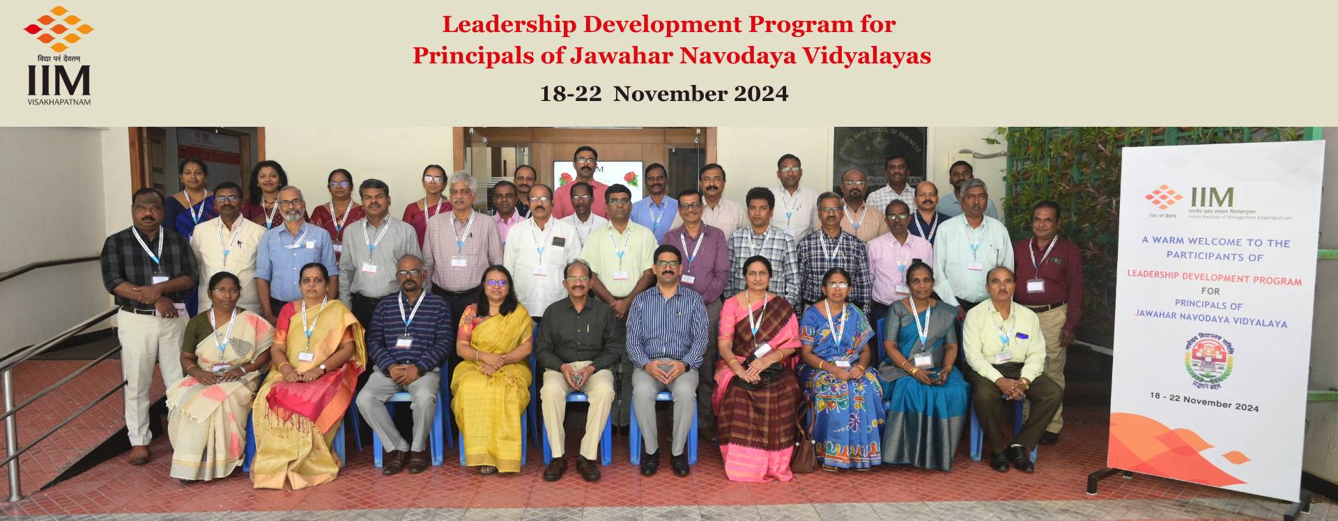 Leadership Development Program for Principals of Jawahar Navodaya Vidyalayas