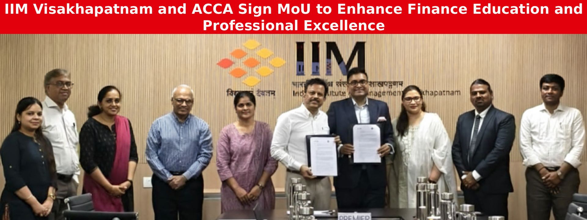 IIM Visakhapatnam and ACCA Sign MoU to Enhance Finance Education and Professional Excellence