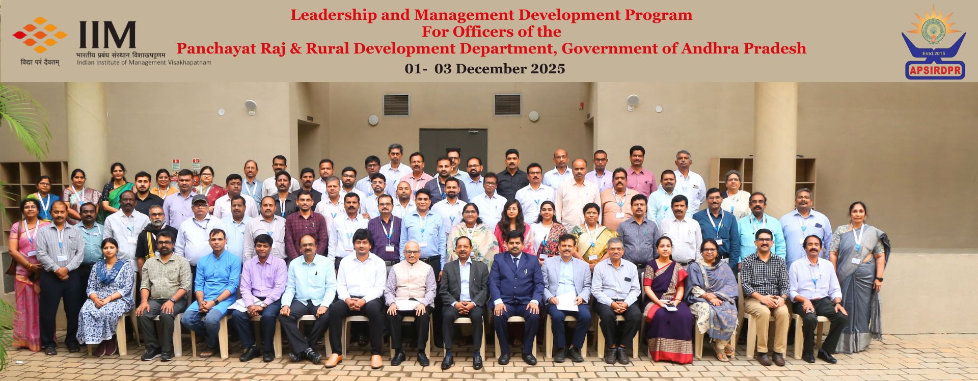 Leadership and Management Development Program for Officers of the Panchayat Raj & Rural Development Department, Government of Andhra Pradesh
