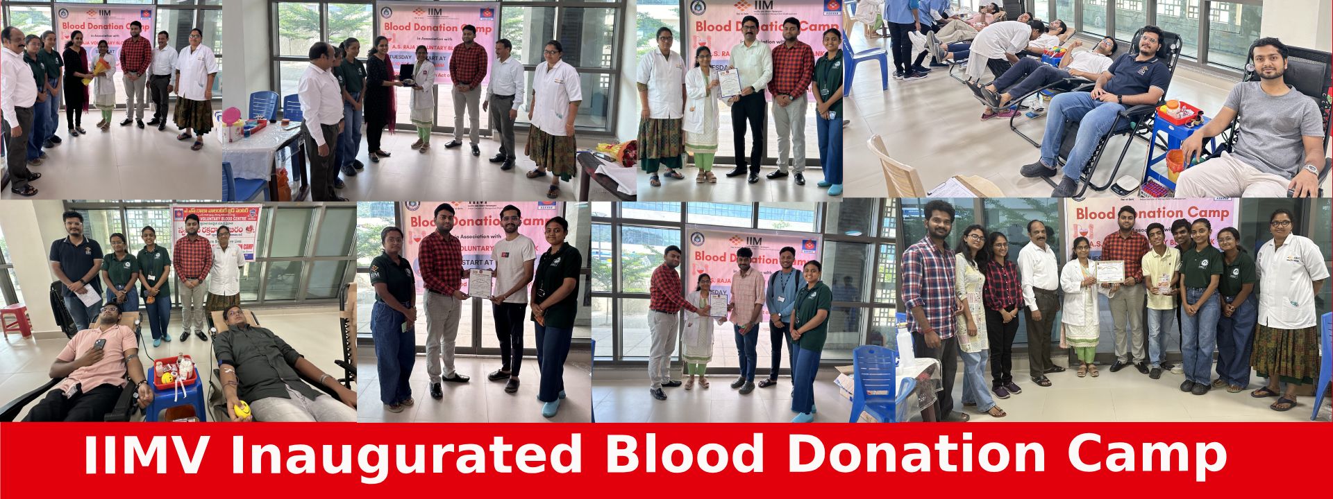 IIMV Inaugurated Blood Donation Camp