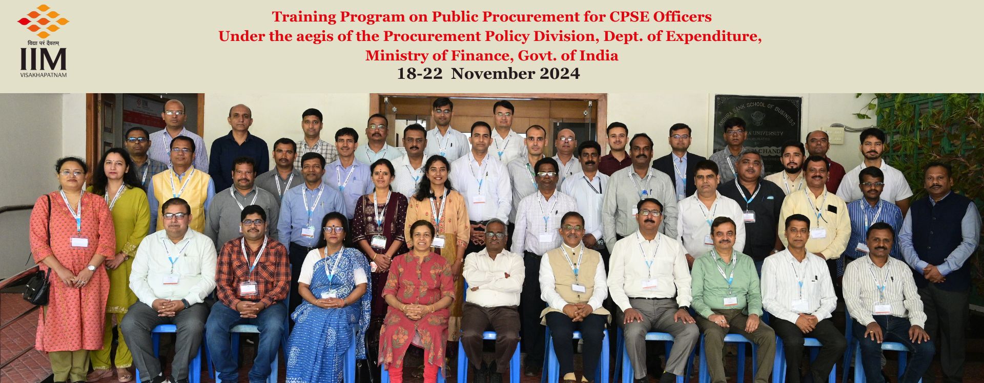 Training Program on Public Procurement for CPSE Officers Under the Aegis of the Procurement Policy Division Dept of Expenditure Ministry of Finance Govt of India