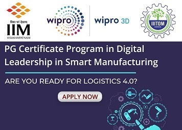 PG Certificate Program in Digital Leadership in Smart Manufacturing (PGC-DLSM)