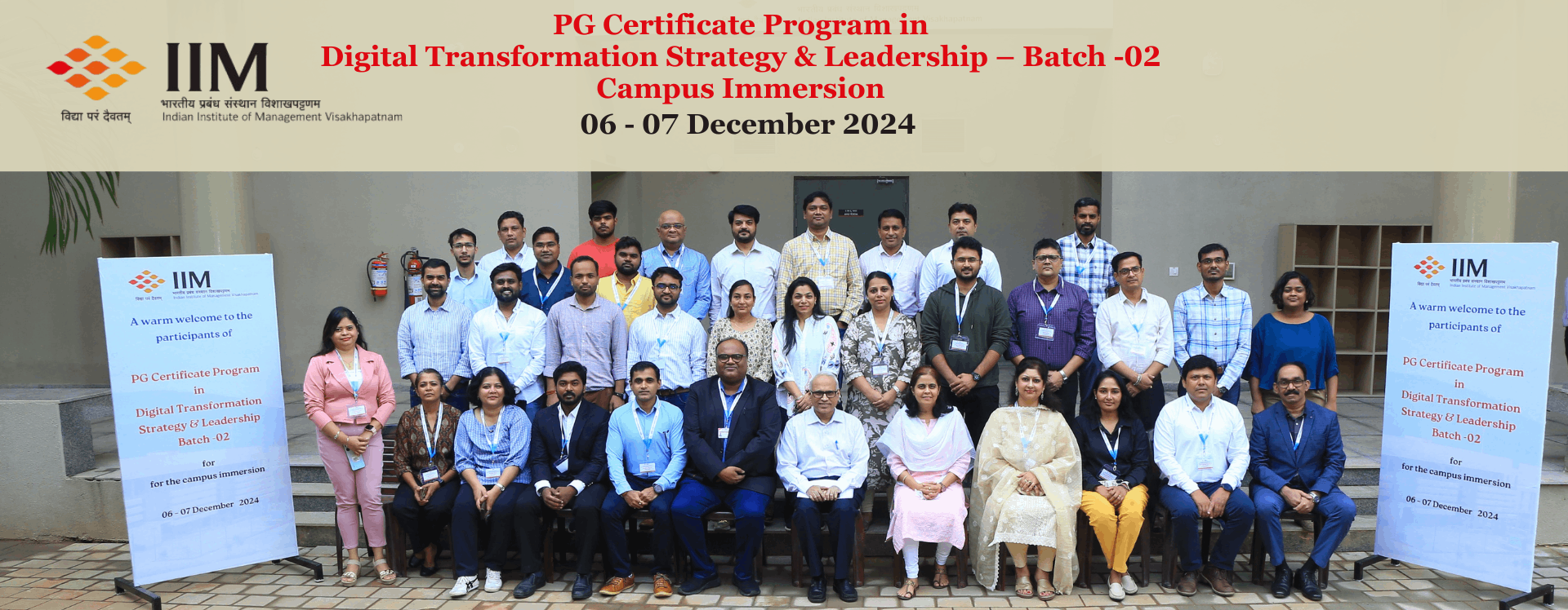 PG Certificate Program In Digital Transformation Strategy & Leadership Campus Immersion (Batch -02)