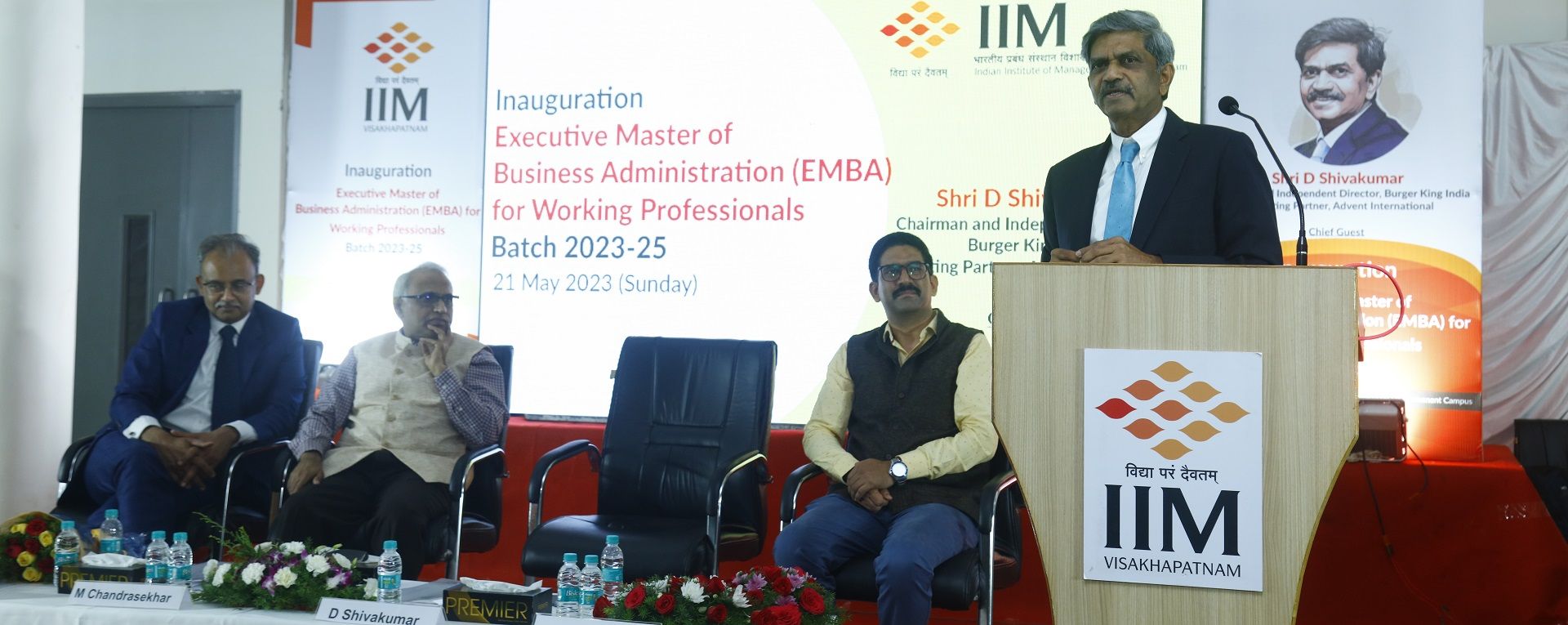 IIM Visakhapatnam Inaugurated the 1st batch of the Executive MBA for Working Professionals