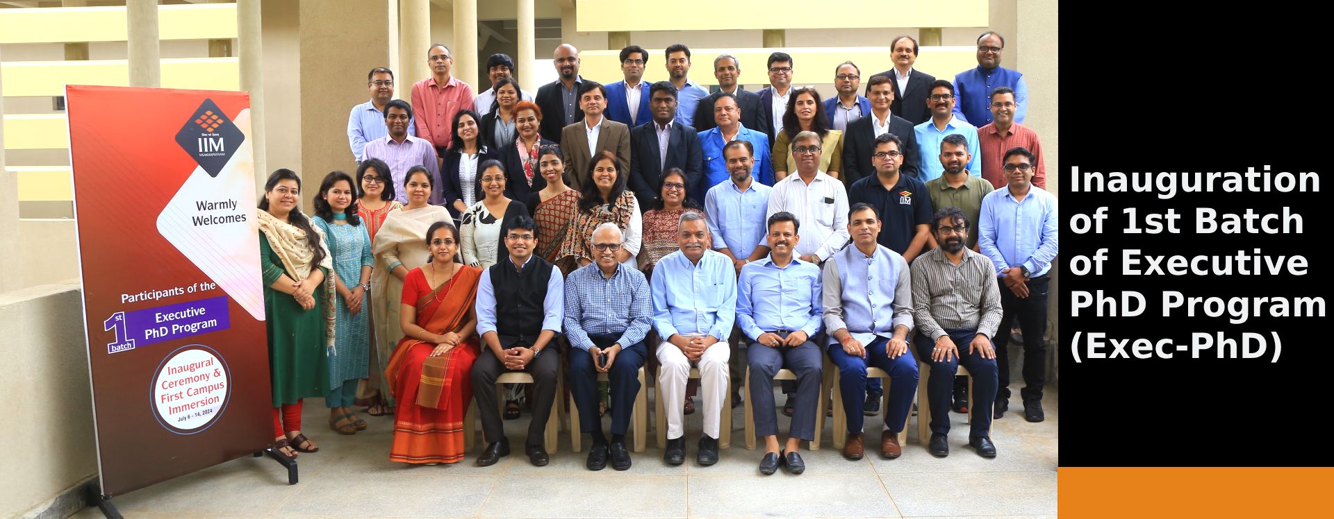 Inauguration of 1st Batch of Executive PhD Program (Exec-PhD)