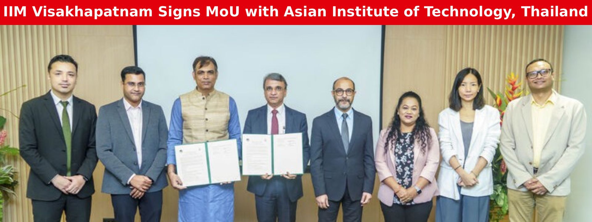 IIM Visakhapatnam Signs MoU with Asian Institute of Technology, Thailand