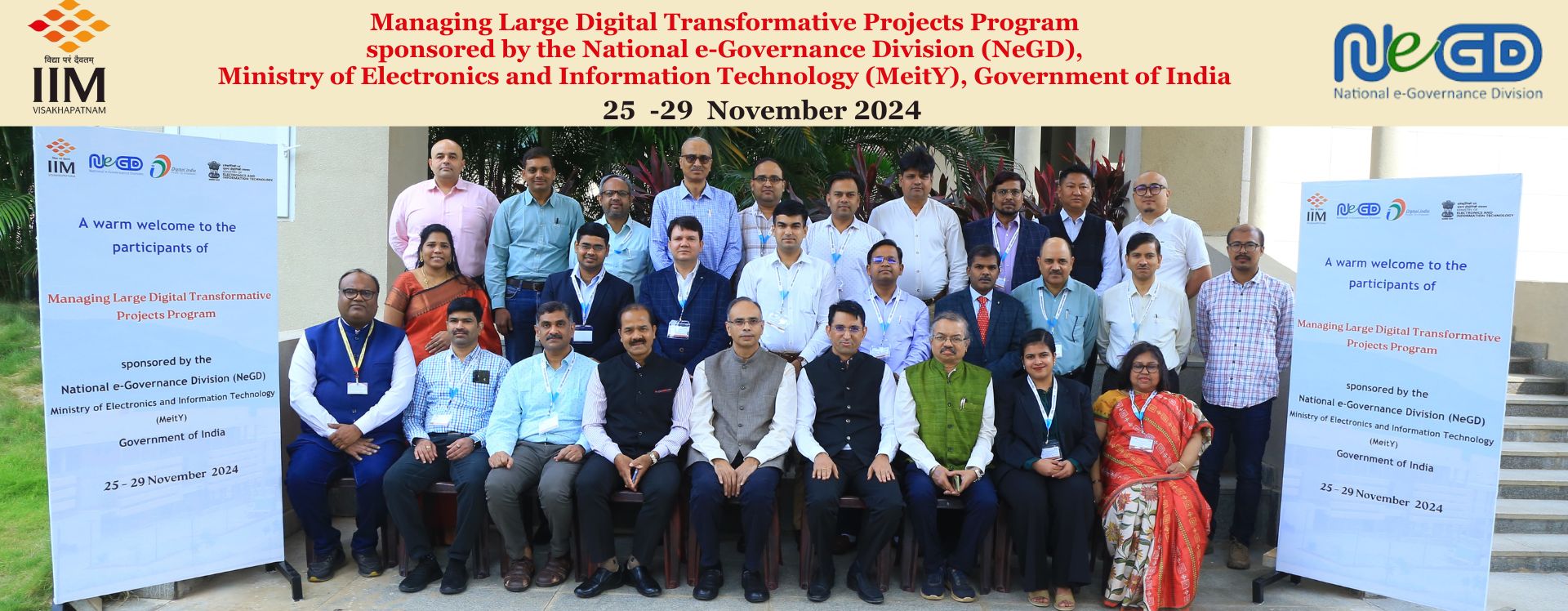 IIM Visakhapatnam Inaugurates Training Program for Government Leaders on Managing Large Digital Projects