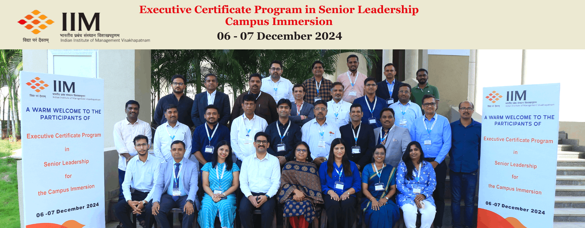 Executive Certificate Program in Senior Leadership Campus Immersion